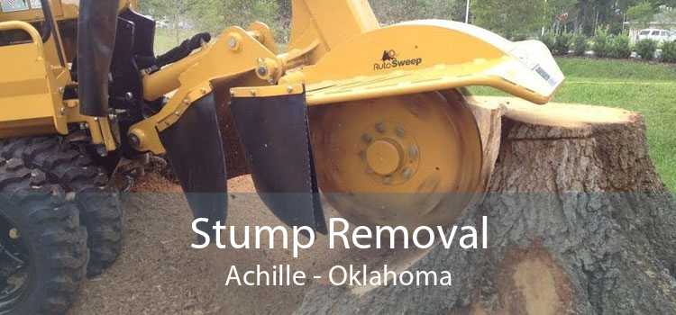 Stump Removal Achille - Oklahoma